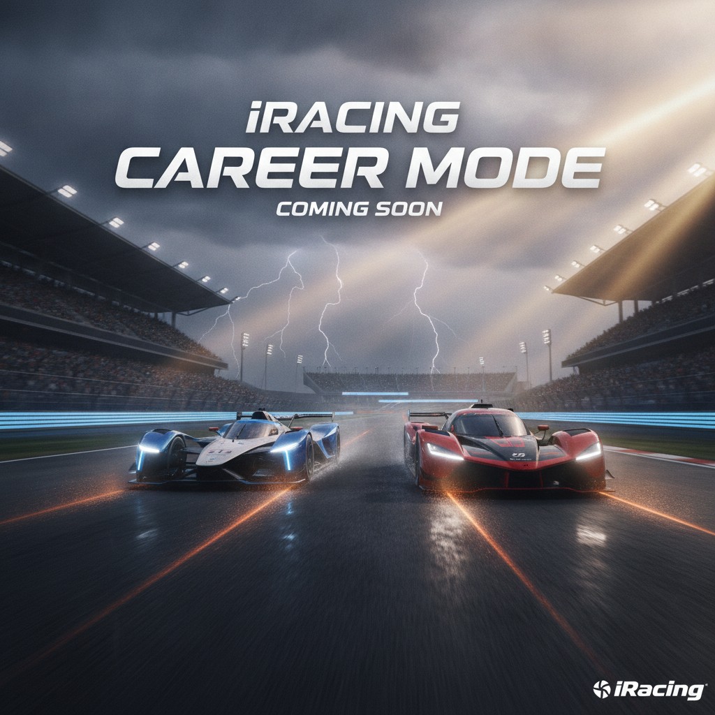 iRacing : le mode carrière sans coût supplémentaire