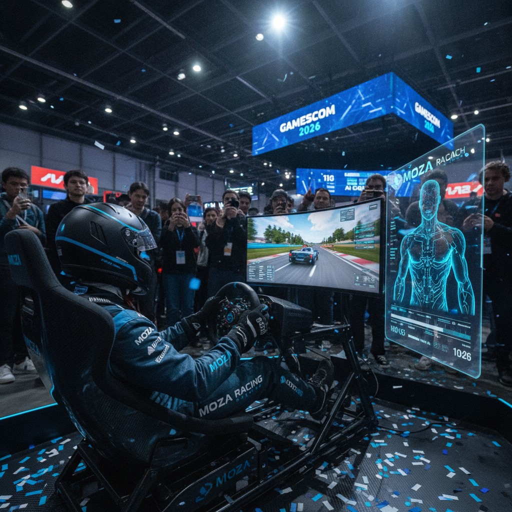 MOZA Racing présente son AI Coach à Gamescom 2026