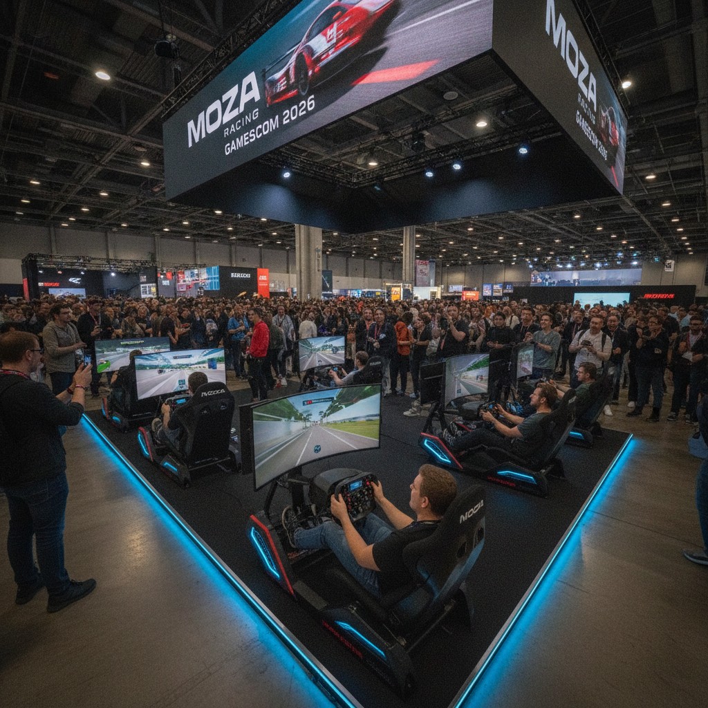 MOZA Racing présente ses simulateurs à Gamescom 2026